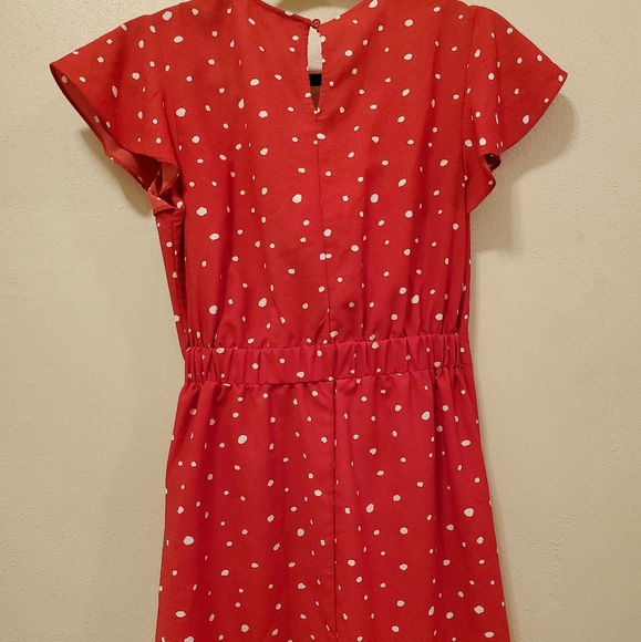 Summer Time Red Polkadot Dress - Picture 4 of 5